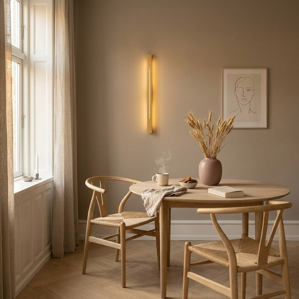 Applique Azin Minimaliste — Coin repas scandinave à Copenhague — Halonéa
