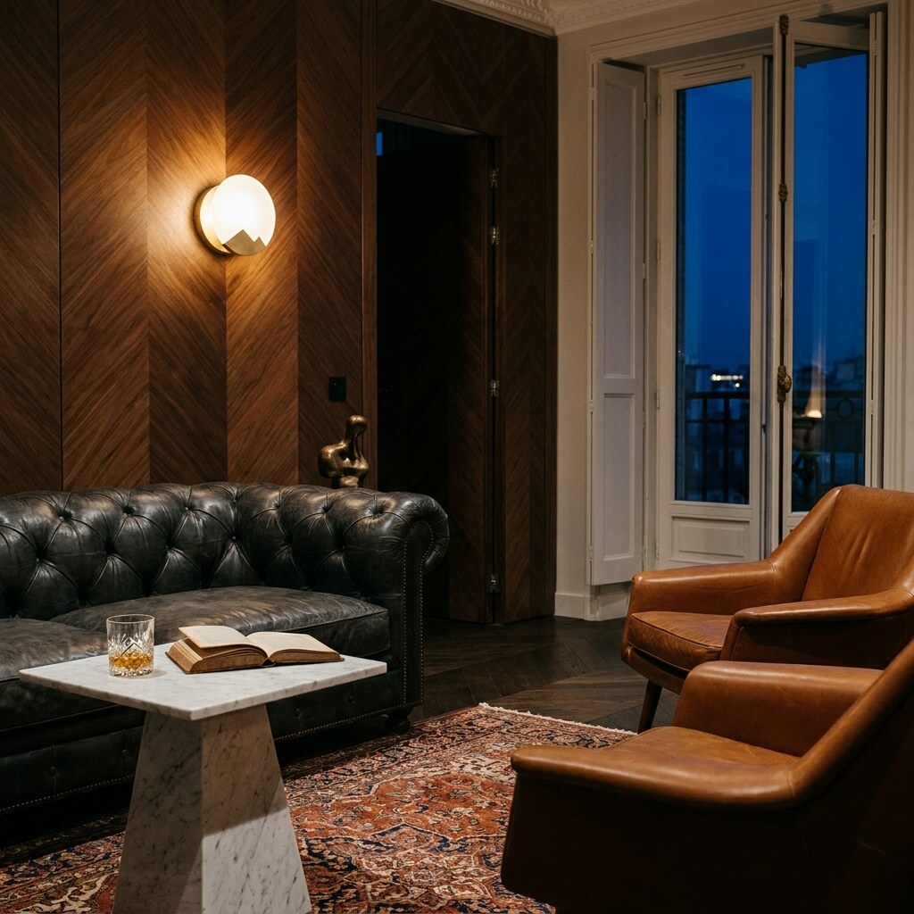 Applique Bauhaus Design — Salon Haussmann à Paris — Halonéa