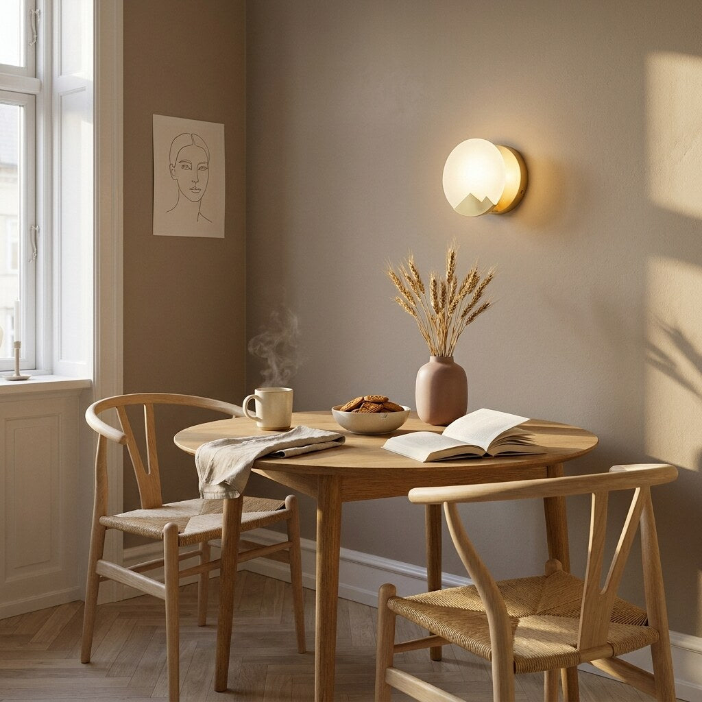 Applique Bauhaus Design — Coin repas scandinave à Copenhague — Halonéa