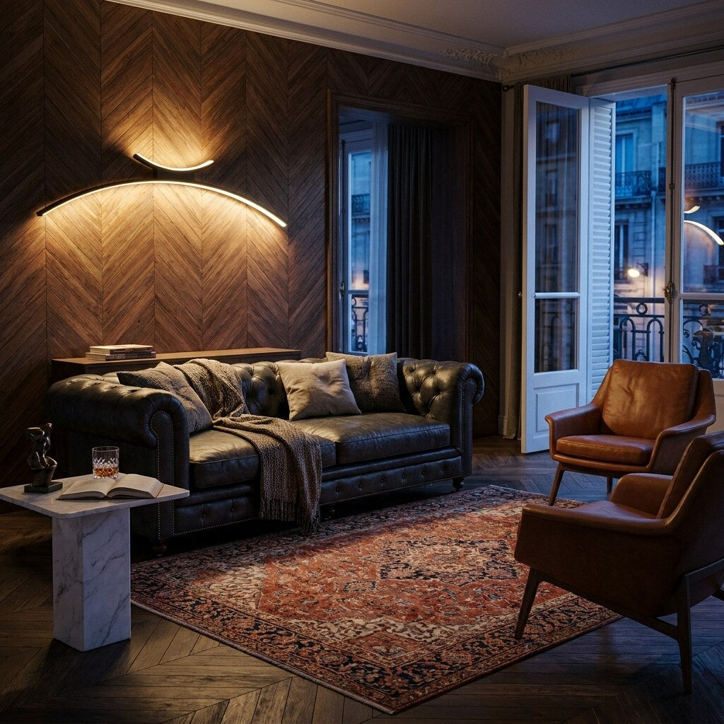Applique Curva Design — Salon Haussmann à Paris — Halonéa