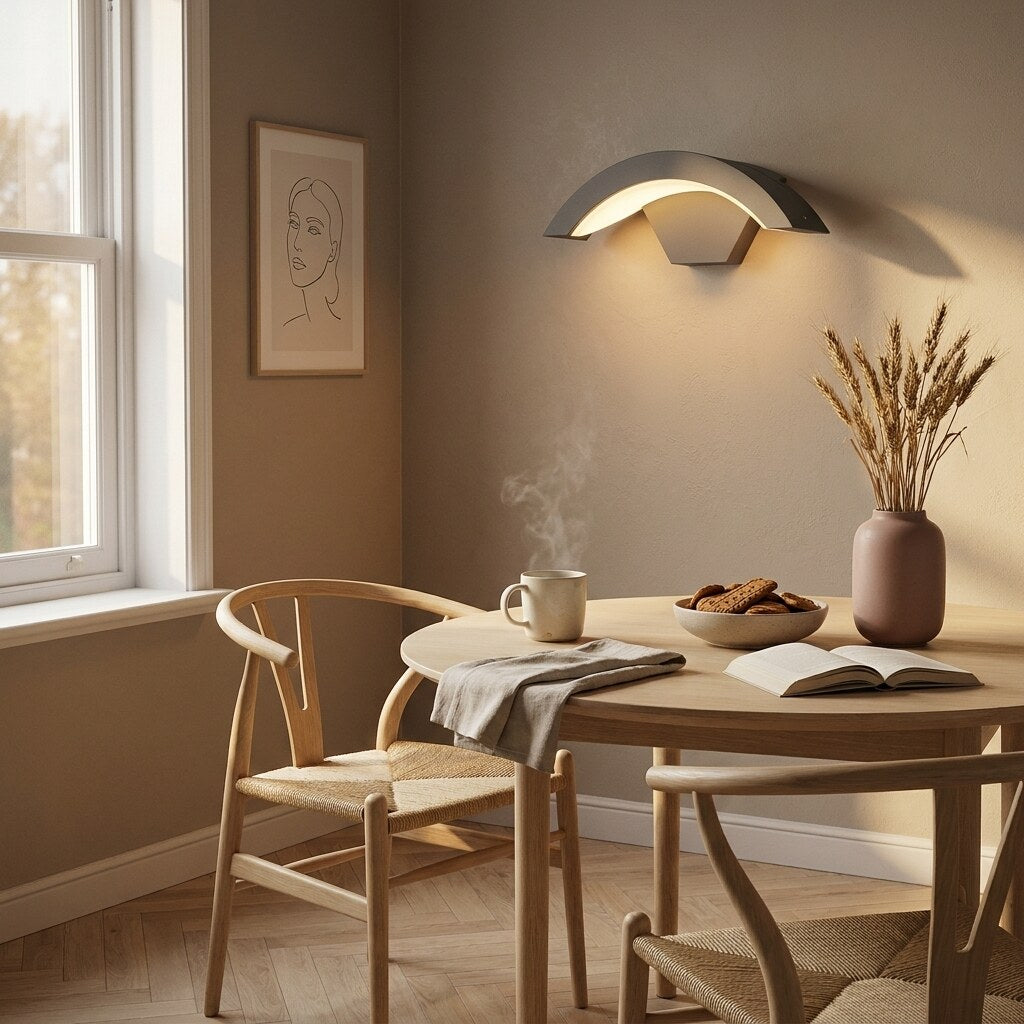 Applique Eclipse Design — Coin repas scandinave à Copenhague — Halonéa