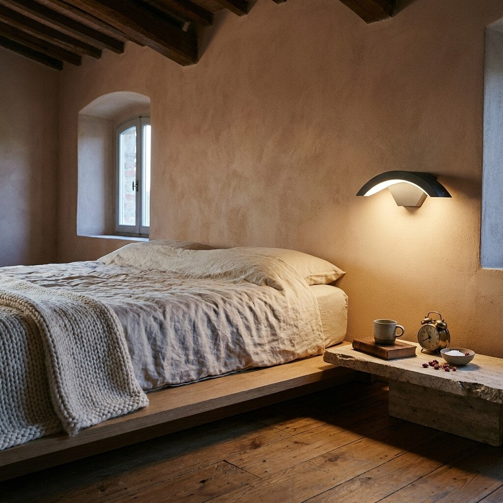Applique Eclipse Design — Chambre wabi-sabi en Toscane — Halonéa