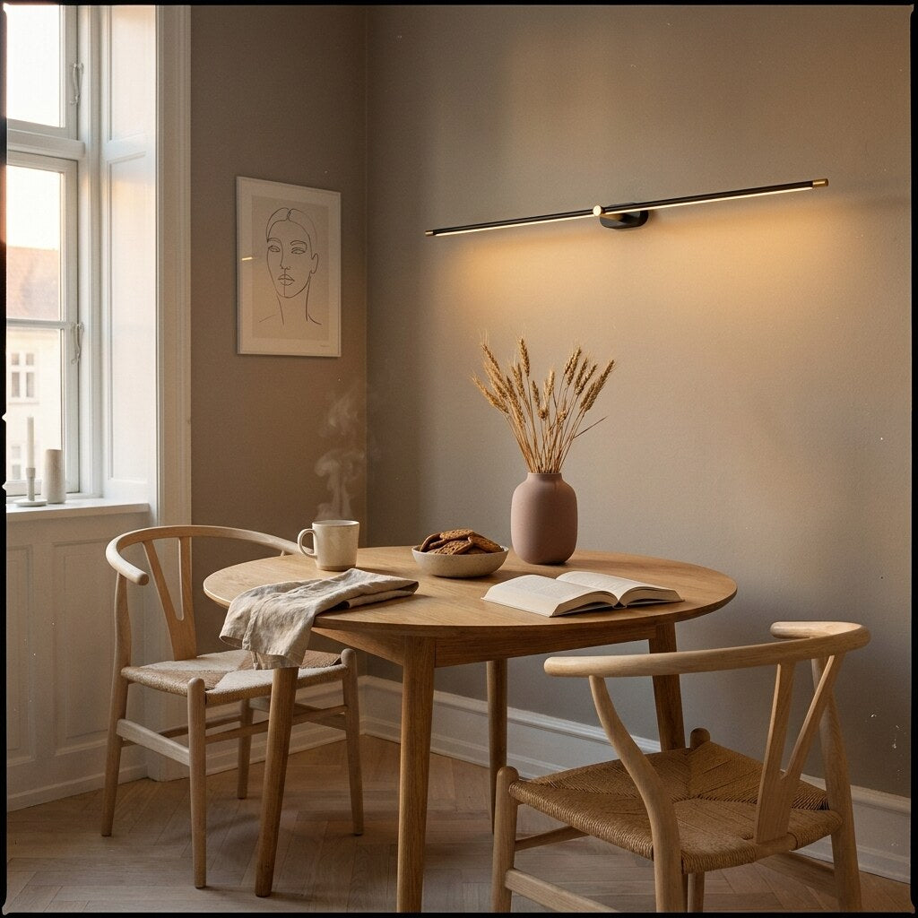 Applique Flano Design — Coin repas scandinave à Copenhague — Halonéa