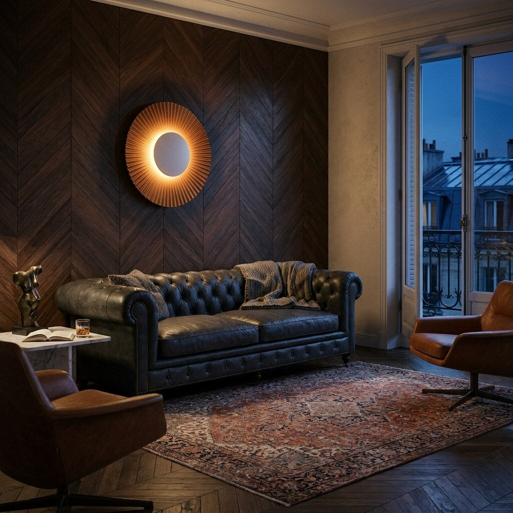 Applique Raggia Design — Salon Haussmann à Paris — Halonéa