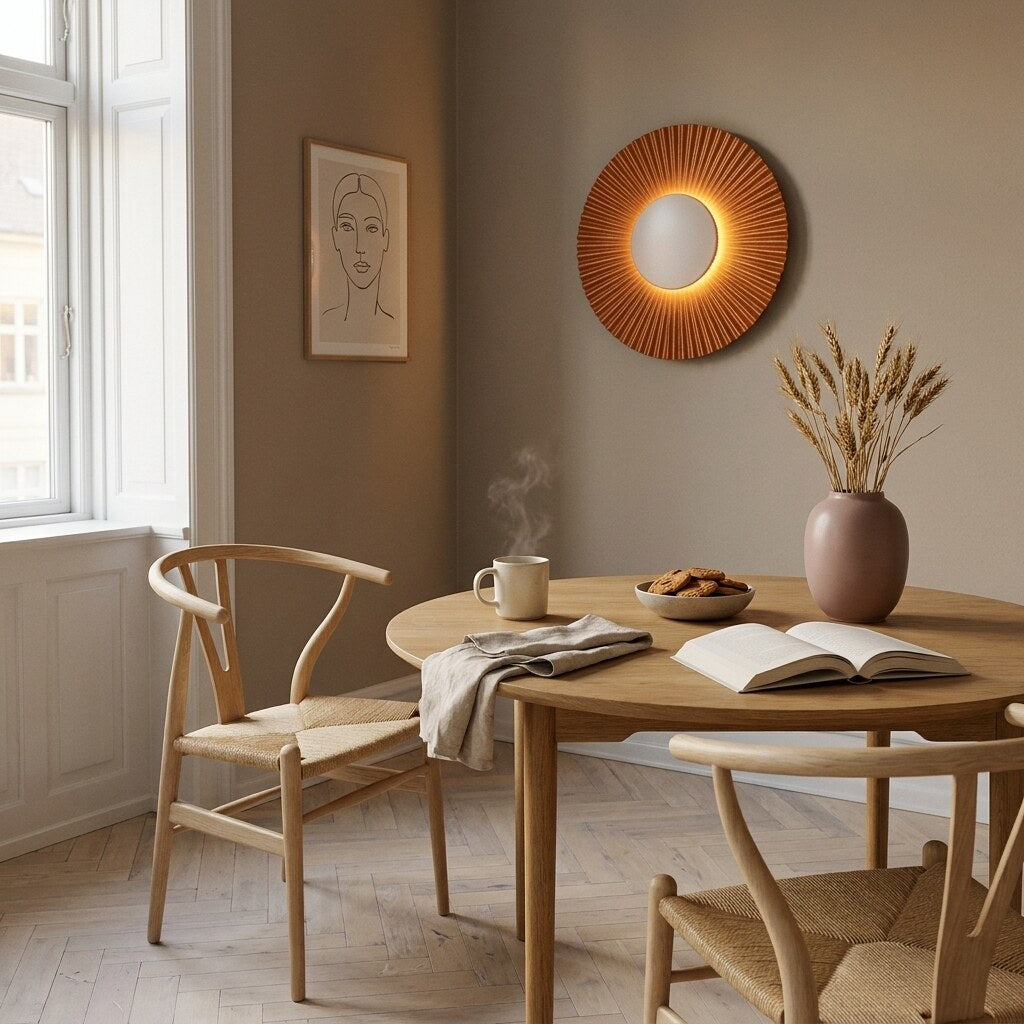 Applique Raggia Design — Coin repas scandinave à Copenhague — Halonéa