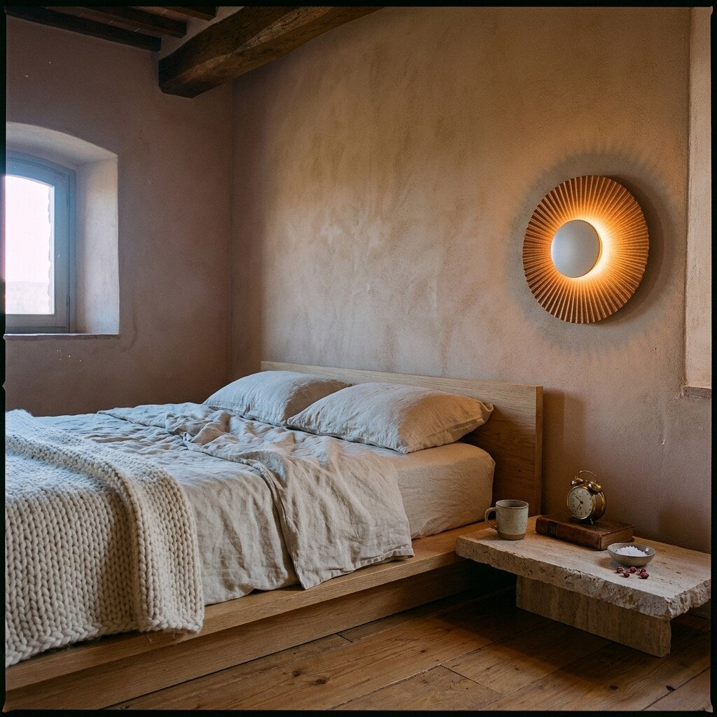 Applique Raggia Design — Chambre wabi-sabi en Toscane — Halonéa