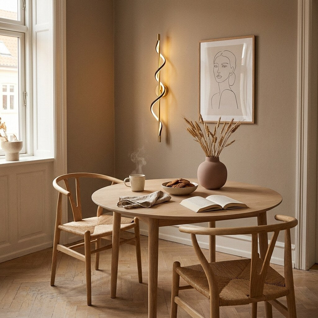 Applique Velo Design — Coin repas scandinave à Copenhague — Halonéa