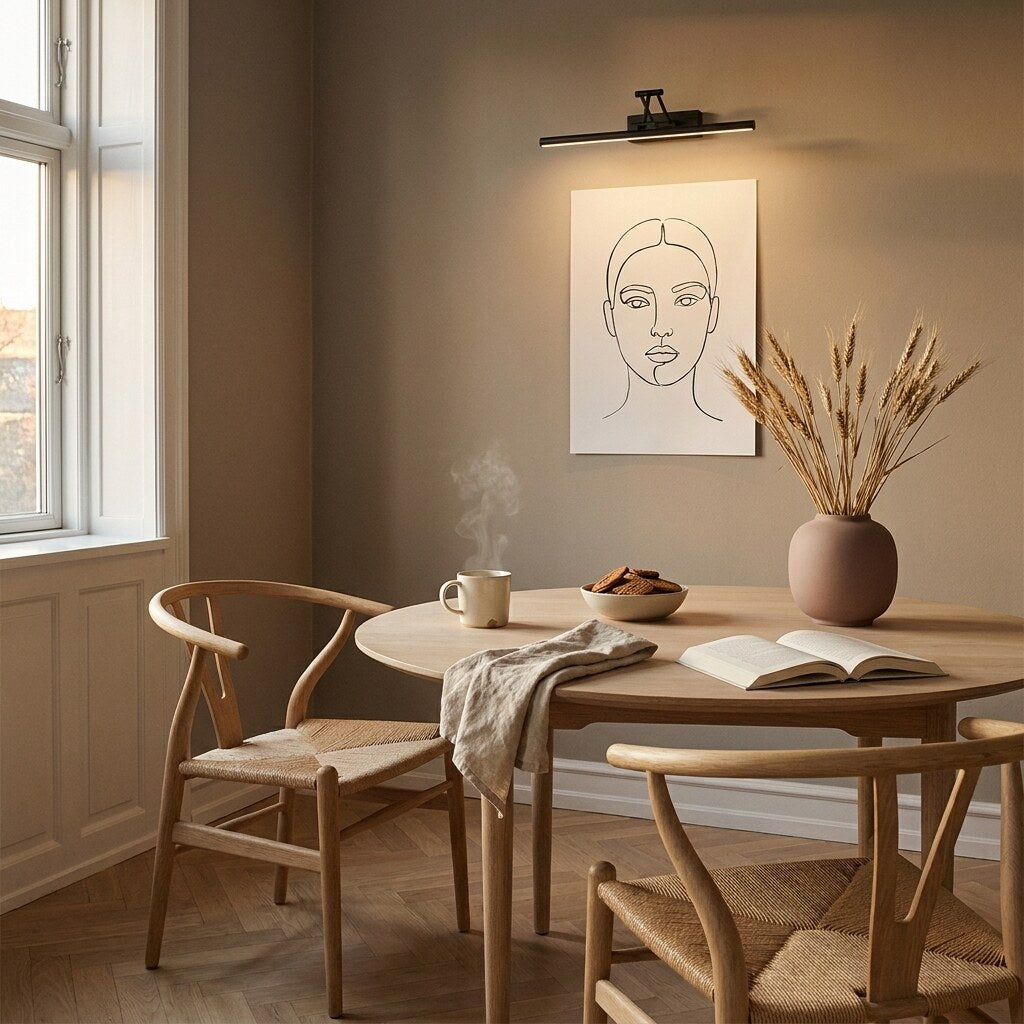 Applique Volo Liseuse — Coin repas scandinave à Copenhague — Halonéa