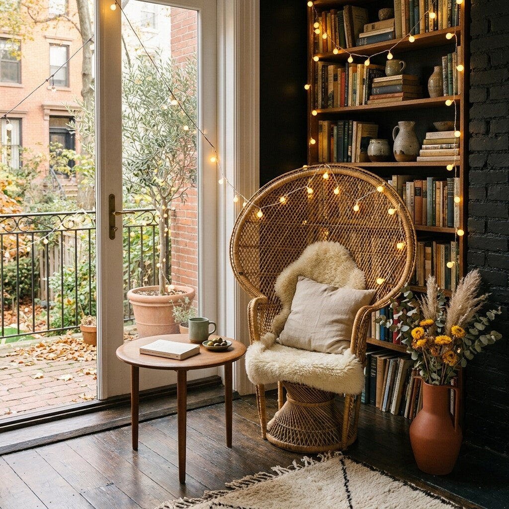 Luminaire Extérieur Cordo Outdoor — Coin lecture bohème à Brooklyn — Halonéa