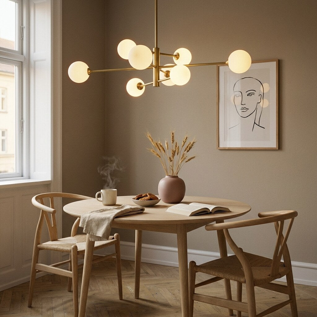 Lustre Truva Sputnik — Coin repas scandinave à Copenhague — Halonéa