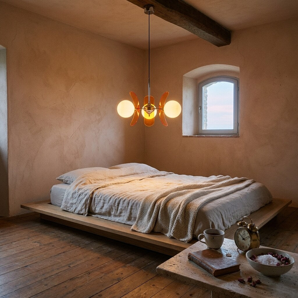Lustre Ulano Design — Chambre wabi-sabi en Toscane — Halonéa