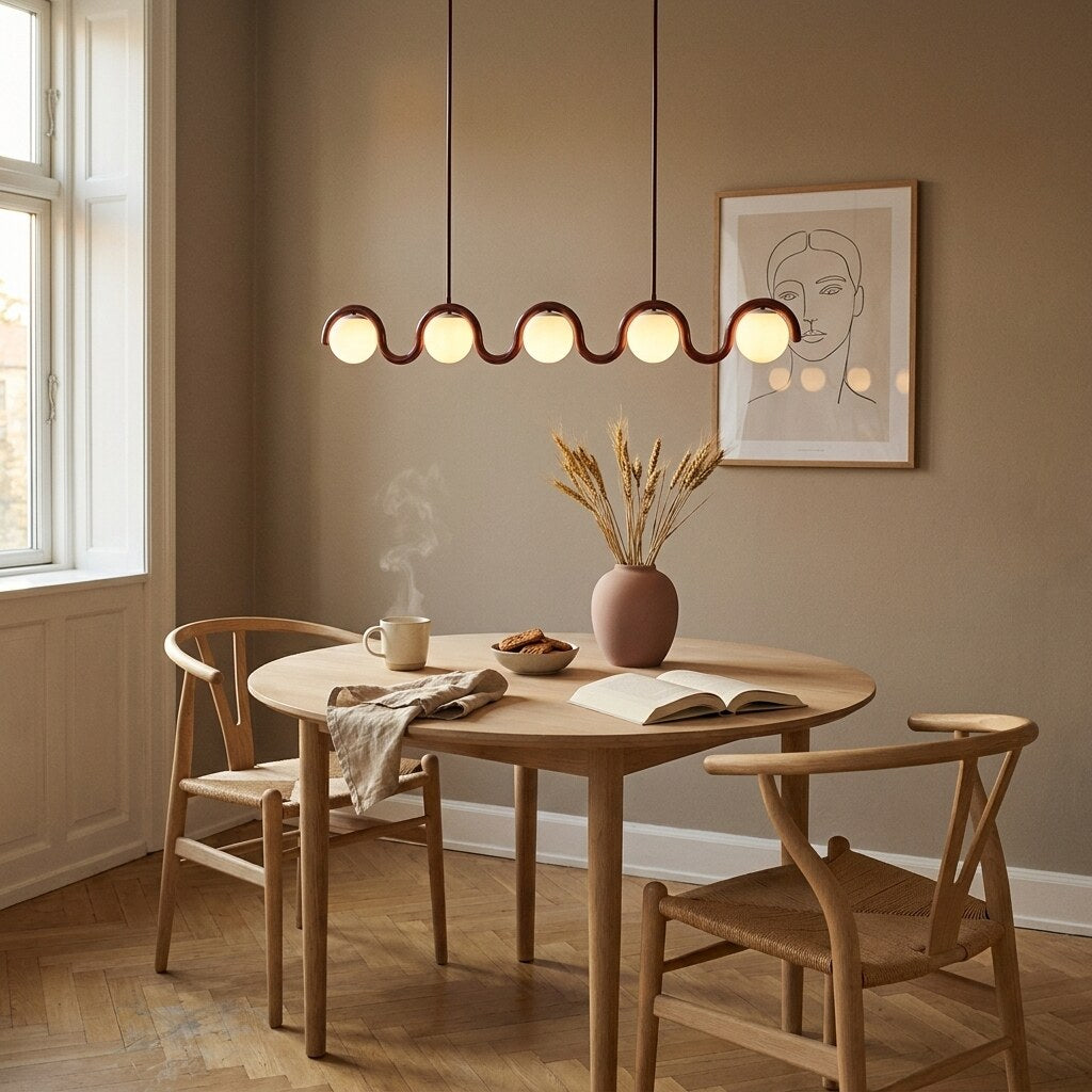 Lustre Uveta Design — Coin repas scandinave à Copenhague — Halonéa