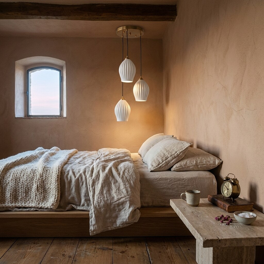 Suspension Ambra Vintage — Chambre wabi-sabi en Toscane — Halonéa