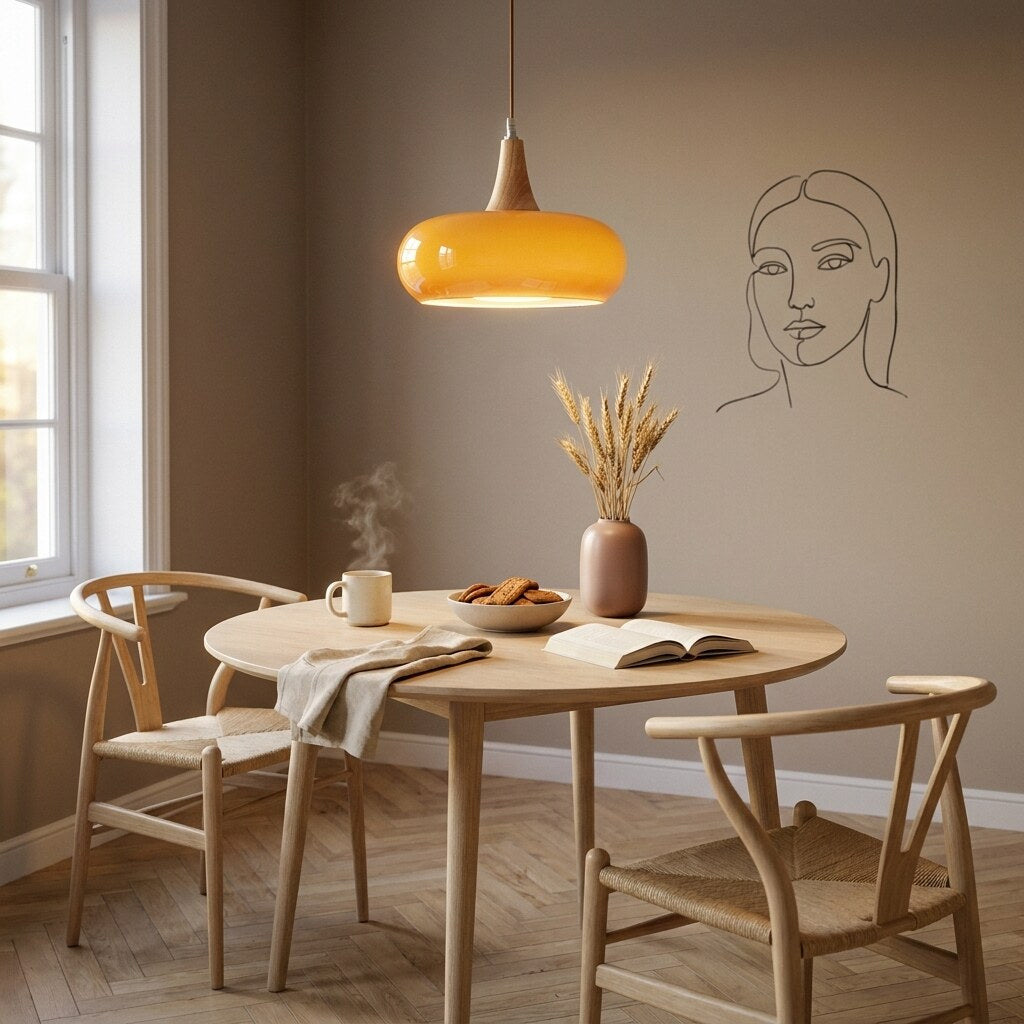 Suspension Charlotte Vintage — Coin repas scandinave à Copenhague — Halonéa