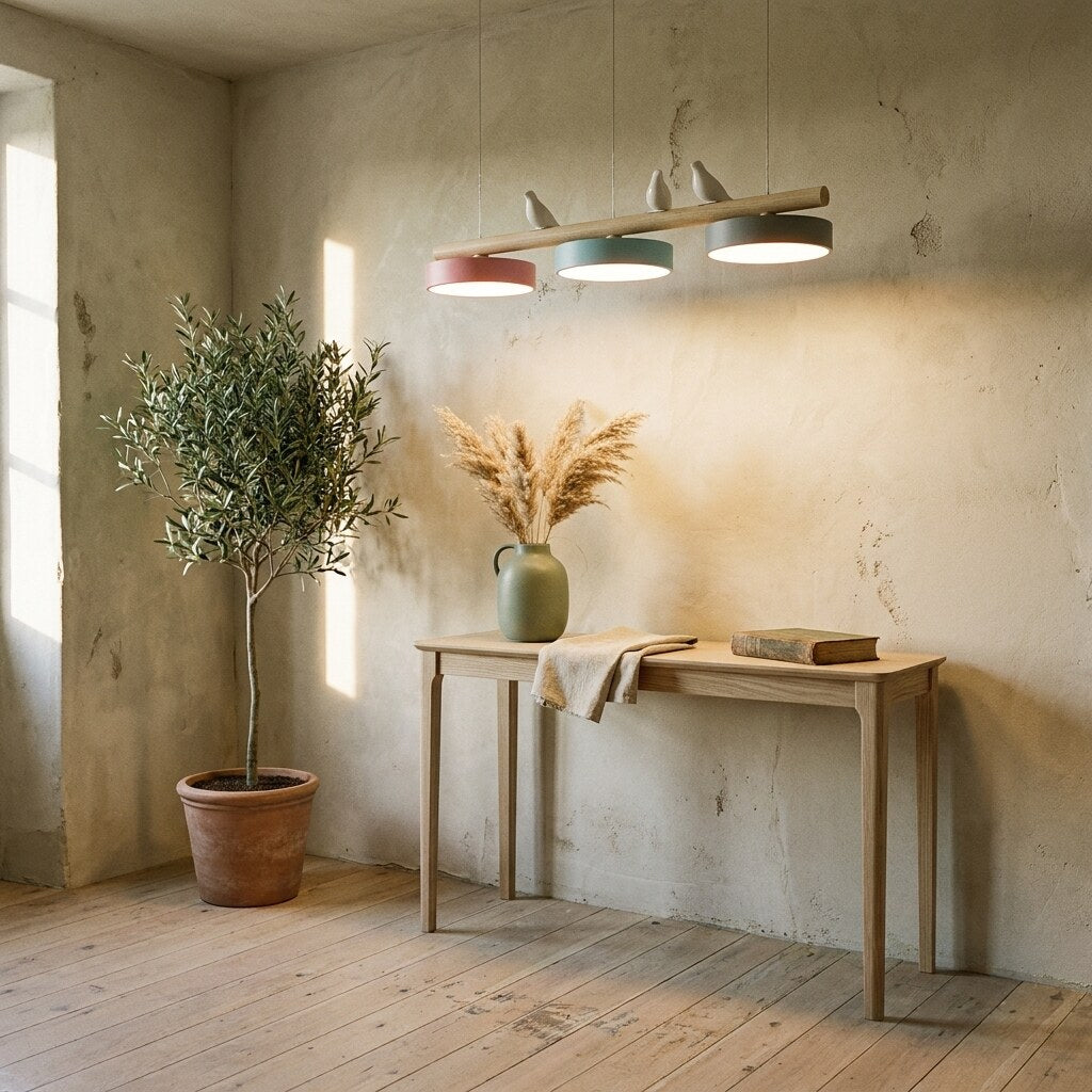 Suspension Cliff Design — Entrée Japandi en Provence — Halonéa