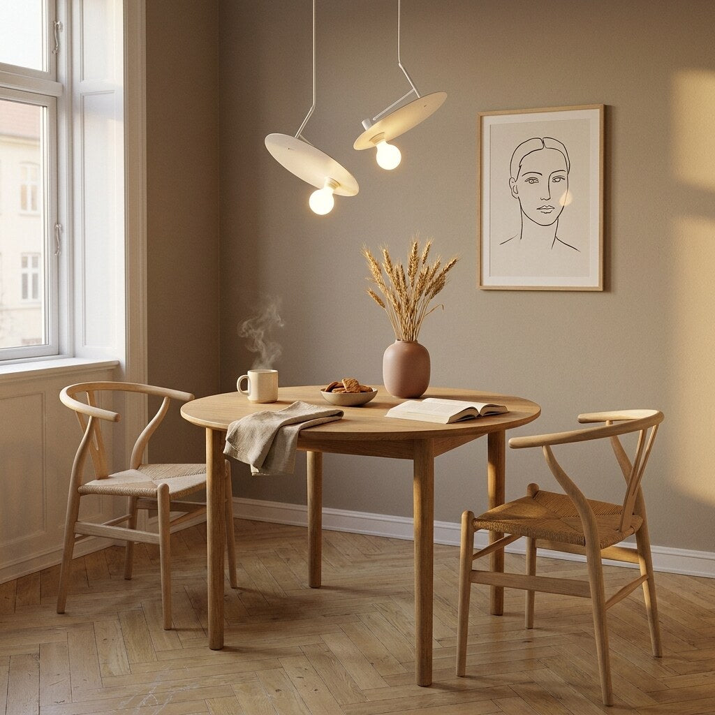 Suspension Disco Design — Coin repas scandinave à Copenhague — Halonéa