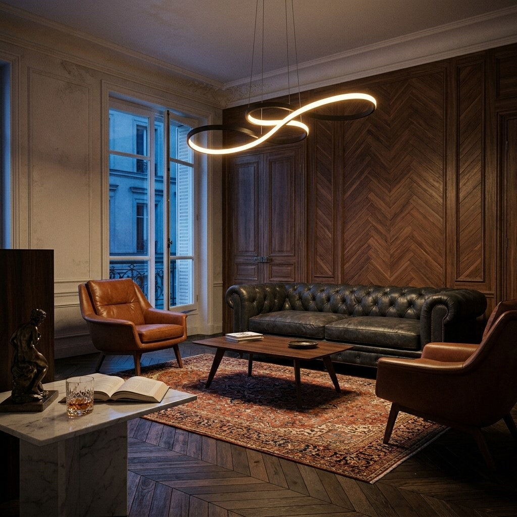 Suspension Durell Design — Salon Haussmann à Paris — Halonéa
