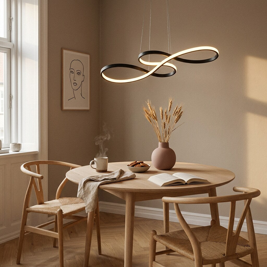Suspension Durell Design — Coin repas scandinave à Copenhague — Halonéa
