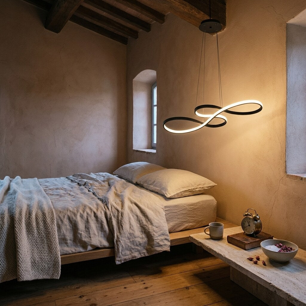 Suspension Durell Design — Chambre wabi-sabi en Toscane — Halonéa