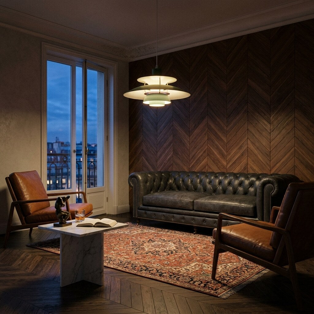 Suspension Jojo Mid Century — Salon Haussmann à Paris — Halonéa
