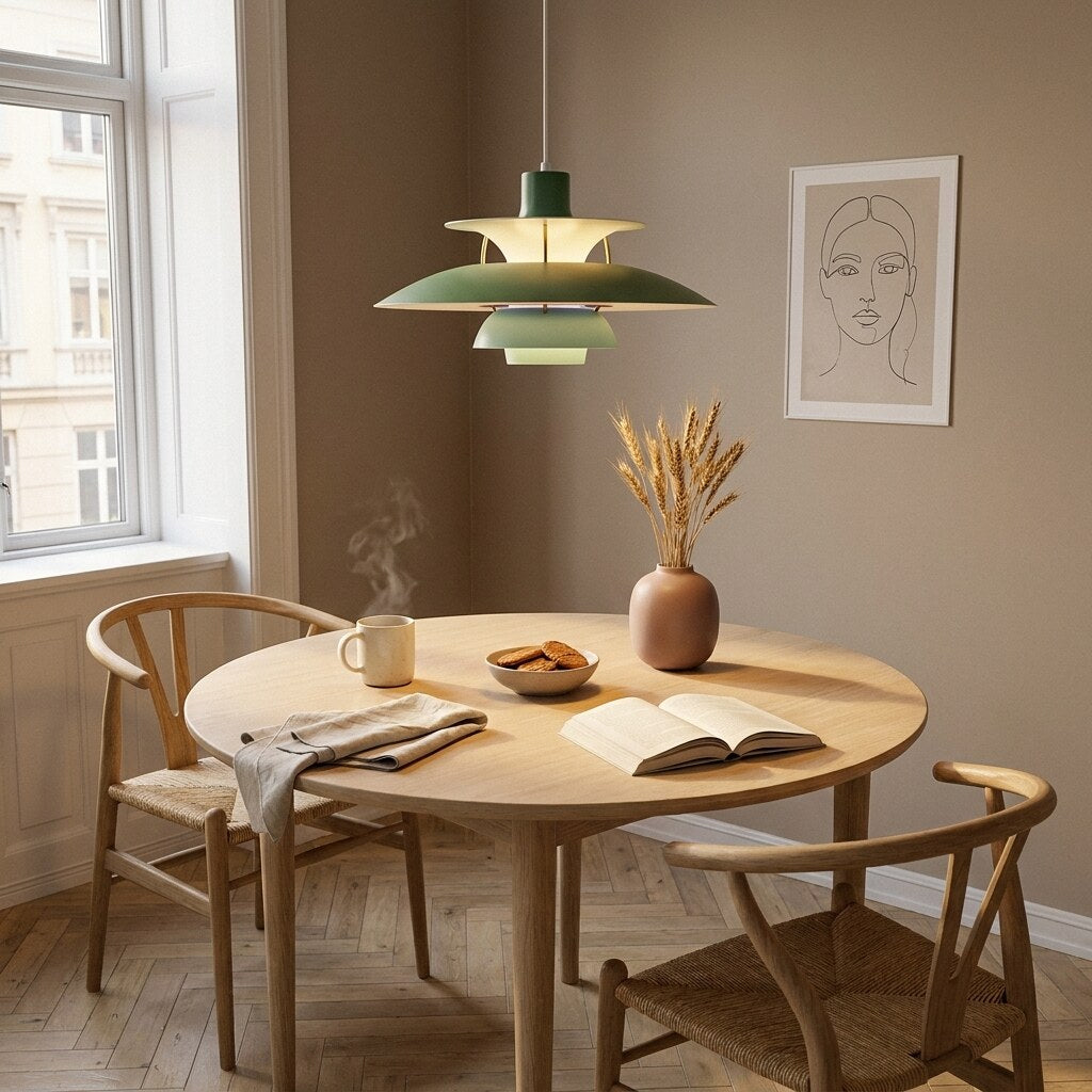 Suspension Jojo Mid Century — Coin repas scandinave à Copenhague — Halonéa