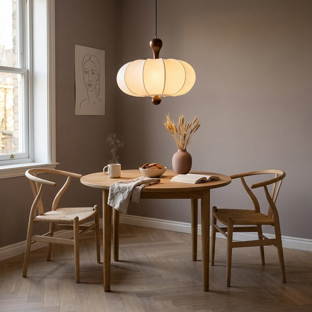 Suspension Jovian Japandi — Coin repas scandinave à Copenhague — Halonéa