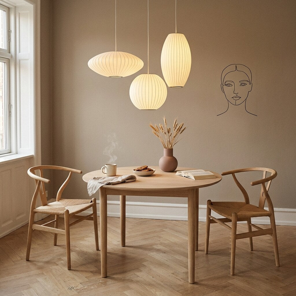 Suspension Lumio Design — Coin repas scandinave à Copenhague — Halonéa