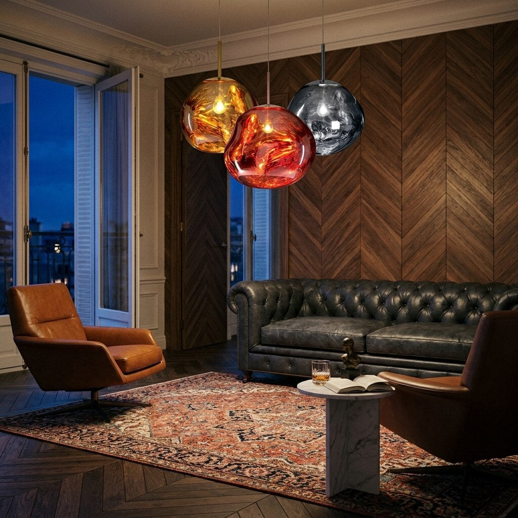 Suspension Milo Design — Salon Haussmann à Paris — Halonéa