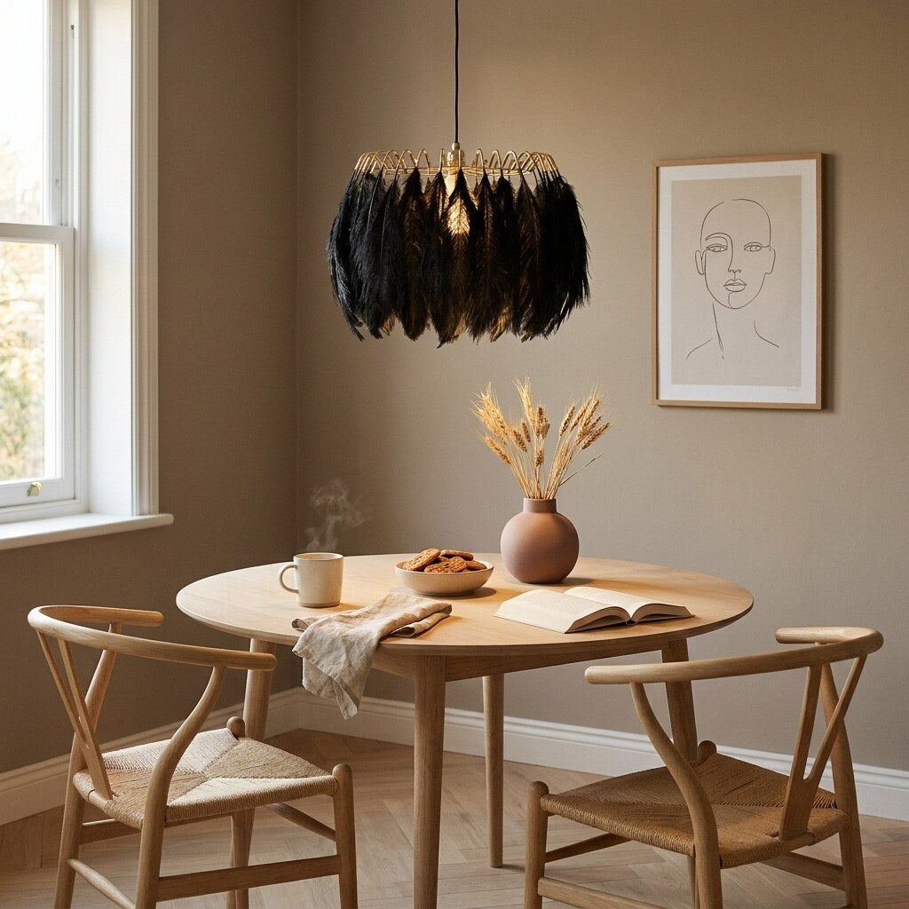 Suspension Plumeria Design — Coin repas scandinave à Copenhague — Halonéa