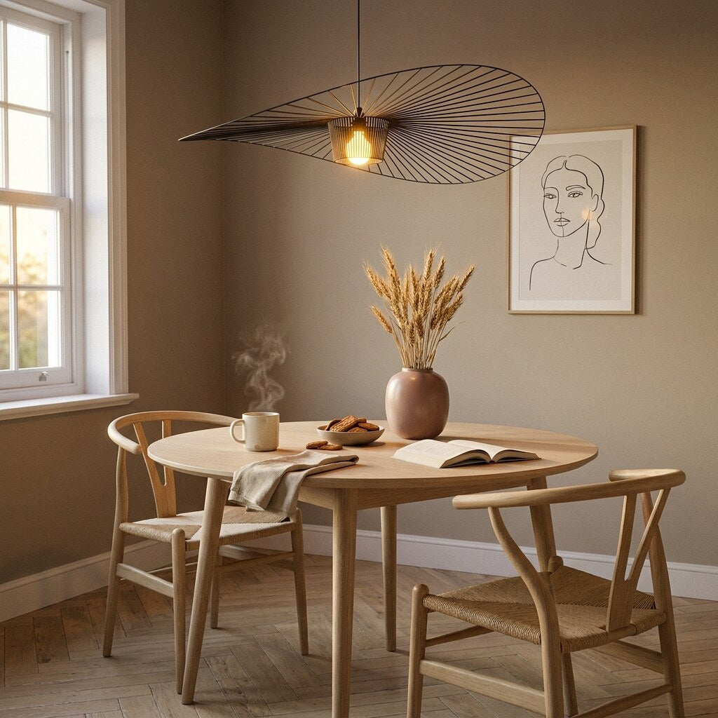 Suspension Zenro Design — Coin repas scandinave à Copenhague — Halonéa